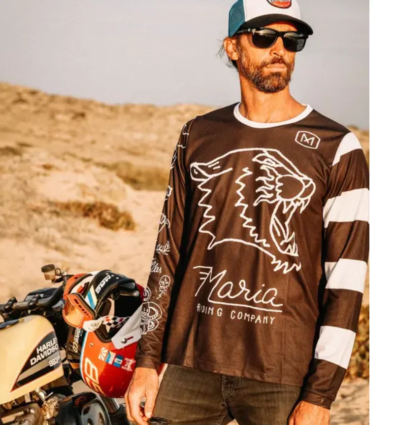 Long sleeve maillot man enduro motocross jersey bicycle Sportswear cycle jersey road bike maillot ciclismo