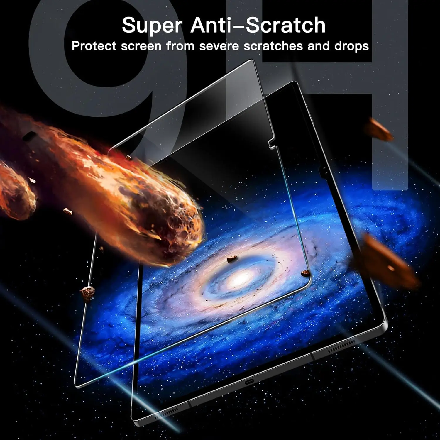 Tempered Glass Screen Protector for 14.3-Inch Tablet - Anti-Scratch HD Clear Protective Film