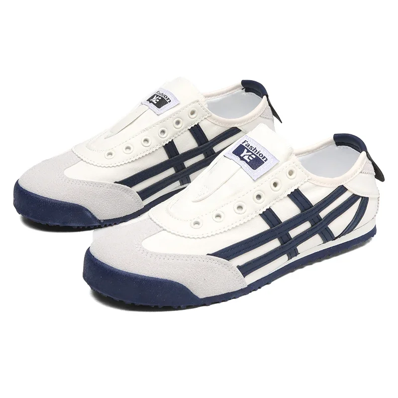 נעלי ריצה קלאסיות לגברים תחרה עד נעלי ספורט שטוח תחתון