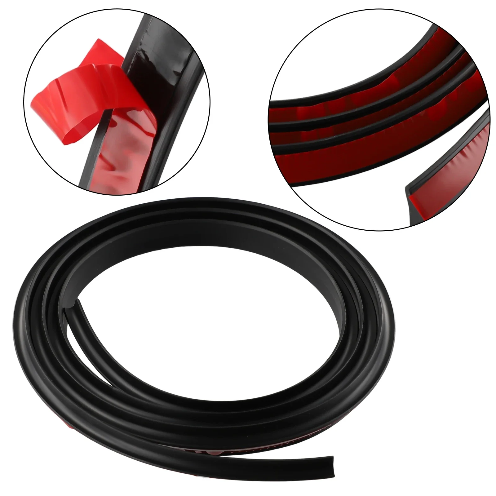 Y-Shape Rubber Car Front Hood Windshield Seal Strip Moulding Wind Deflector Trim 1.8M