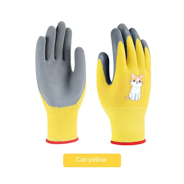 Gants de jardinage en latex épais pour enfants, gants NitCarter