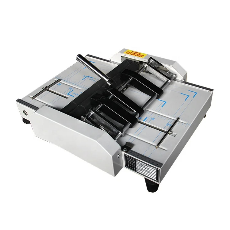 ZY-2 A3 Size Paper Book Desktop Stapler And Folder Stapling Folding Booklet Machine Manual Folding Machine