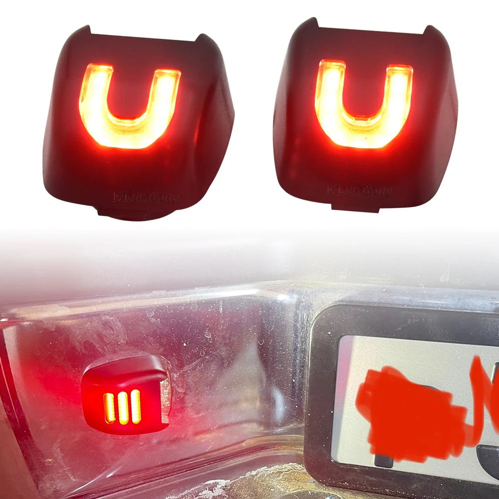 2pcs For Nissan Navara D40 Frontier Armada Xterra Suzuki Equator White Red Led Number Plate