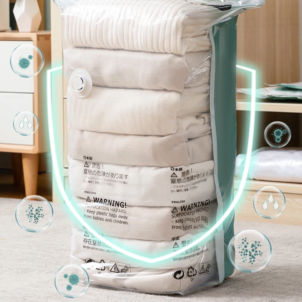Dual-Purpose Clothing Sorting Bag With Tough And Flexible Insect And Dust Prevention Plastic Storage 45*70CM 3