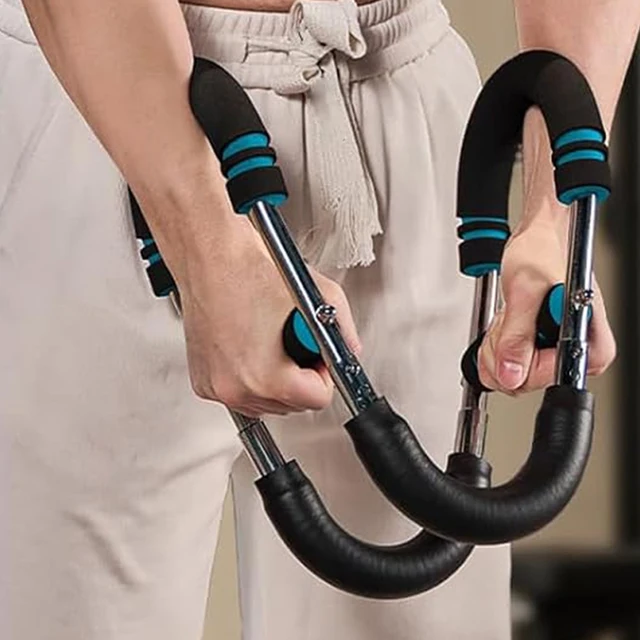 Twister Arm Trainer Adjustable Chest Workout Equipment Detachable U-Shaped Arm Trainer Portable Power Twister Bar Indoor Workout 3