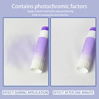 1/3pcs Purple Gradient High Viscosity Core Seamless Handmade Glue Stick 21g Suitable For Office And School Stationery Supplies 2