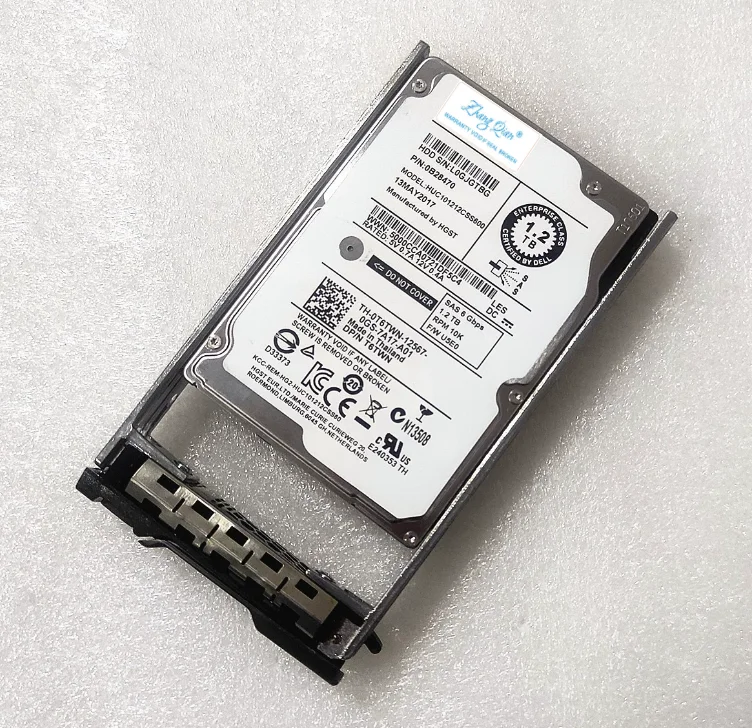 Dell 1.2TB 6G 10K 2.5" SAS 0T6TWN T6TWN HUC101212CSS600 HDD HARD DRIVE W/Caddy E