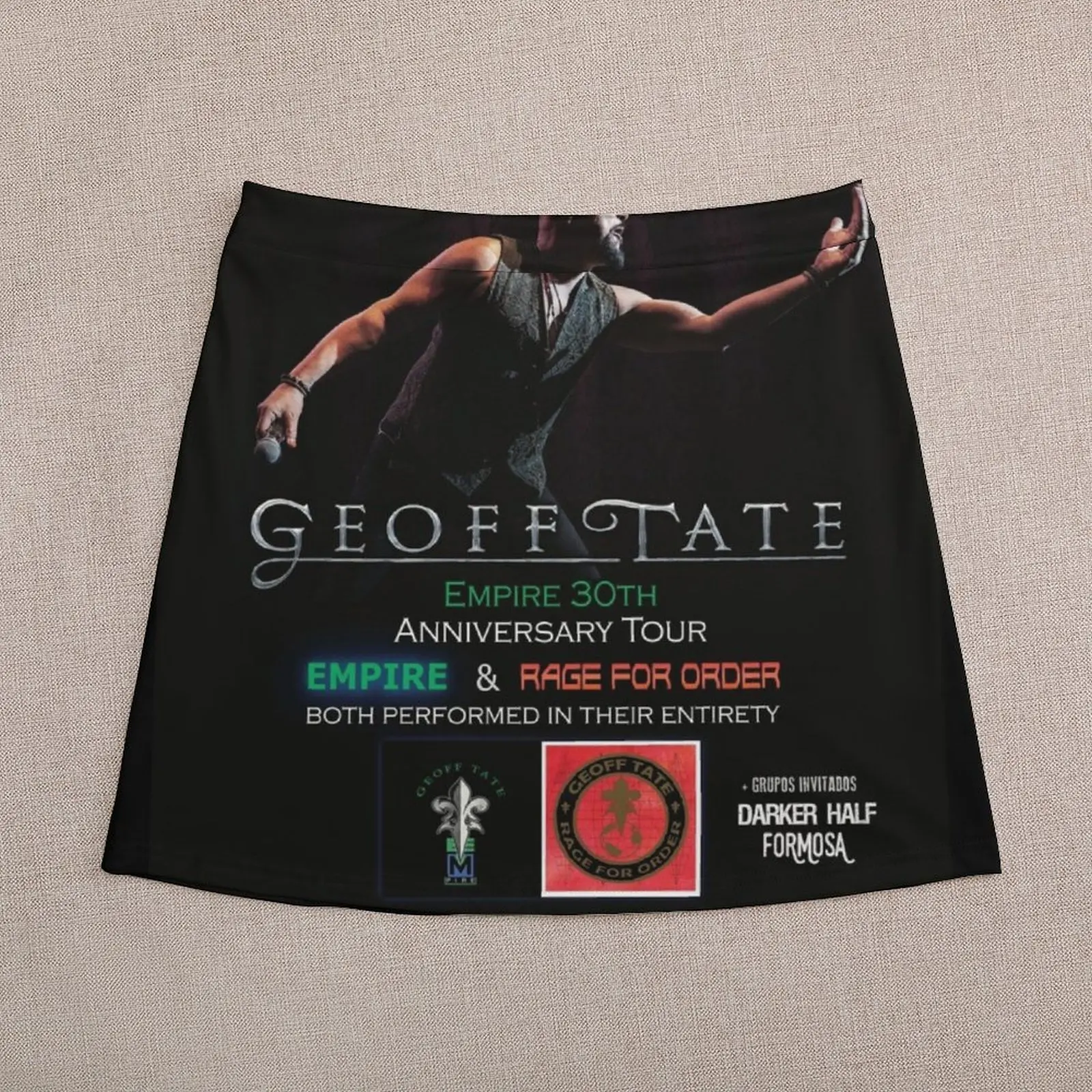 queensryche geoff tate tour 2020 malamkamis Mini Skirt Women's summer skirts women's skirts trend 2024