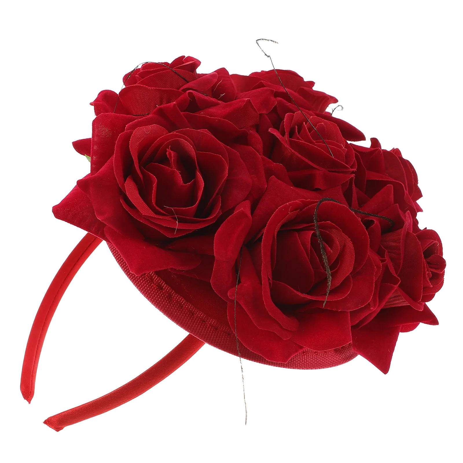 

Toddler Hair Ties Rose Headband Women Decorative Hairband Flower Design Hairpin Photo Prop Miss