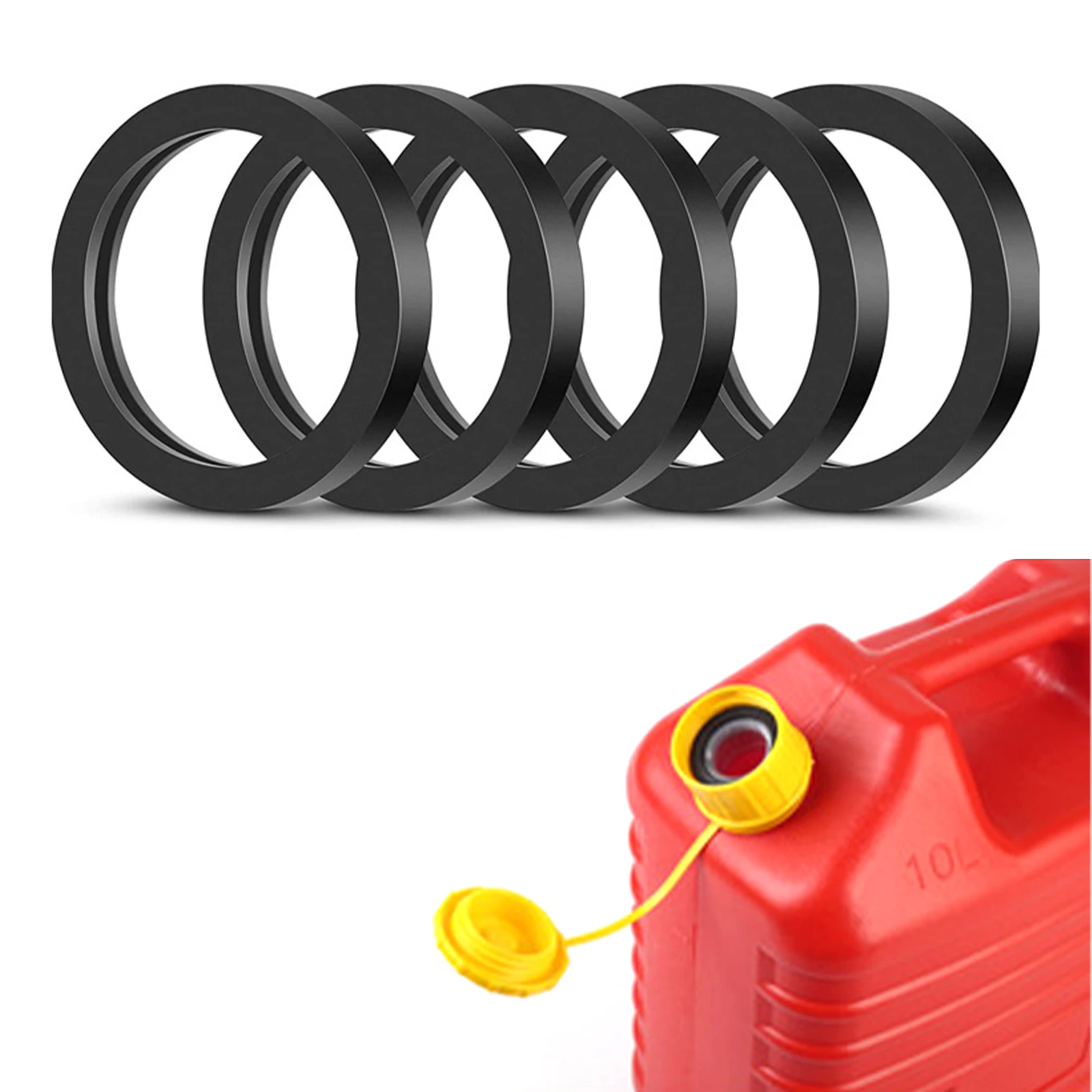 10PCS/5PCS Rubber Ring Can Gaskets Gas Can Spout Gaskets Fuel Washer Seals Spout Gasket Sealing Rings Replacement Gas fuel can rubber seal