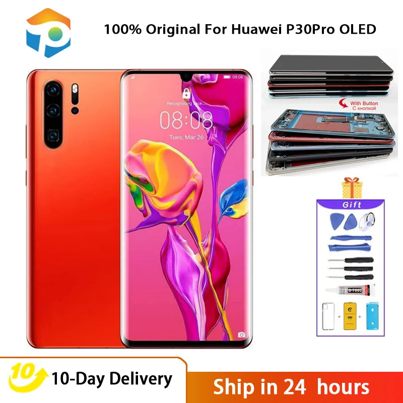 

6.47" Original Display For Huawei P30 Pro LCD Display Touch Screen Assembly For Huawei P30Pro VOG-L29 L09 AL00 TL00 L04 AL10