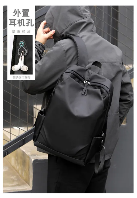 Mochila para ordenador portátil de gran capacidad para hombre, bolso Oxford  gris sólido para escuela secundaria, mochila multifuncional para  adolescentes y estudiantes universitarios, 15,6 xuanjing unisex