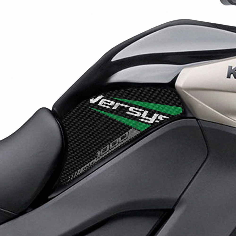Motorcycle Side Tank Pad Protection Knee Grip Anti-slip for Kawasaki VERSYS 1000 2016-2022