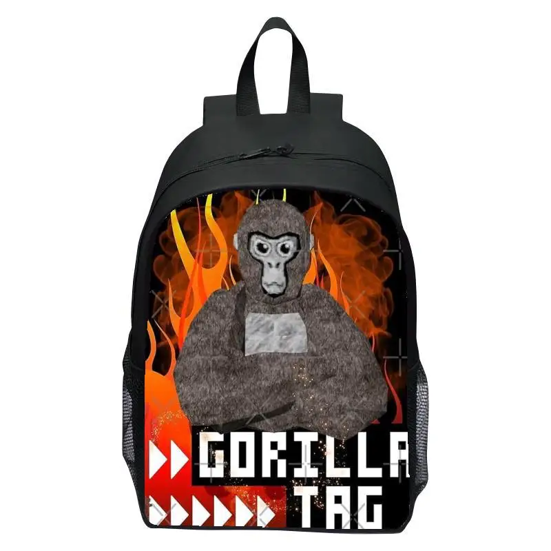 16 inch children's backpack printed game Gorilla tag elementary school backpack boys and girls backpack 5