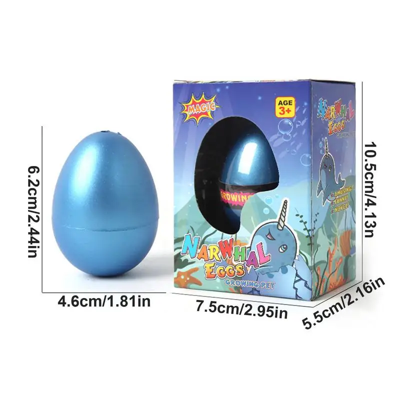 Egg Hatch Toy For Kids Self-Hatching In Water Surprise Animals Educational Safe Fun Gift for Children's Day Easter Birthday 6
