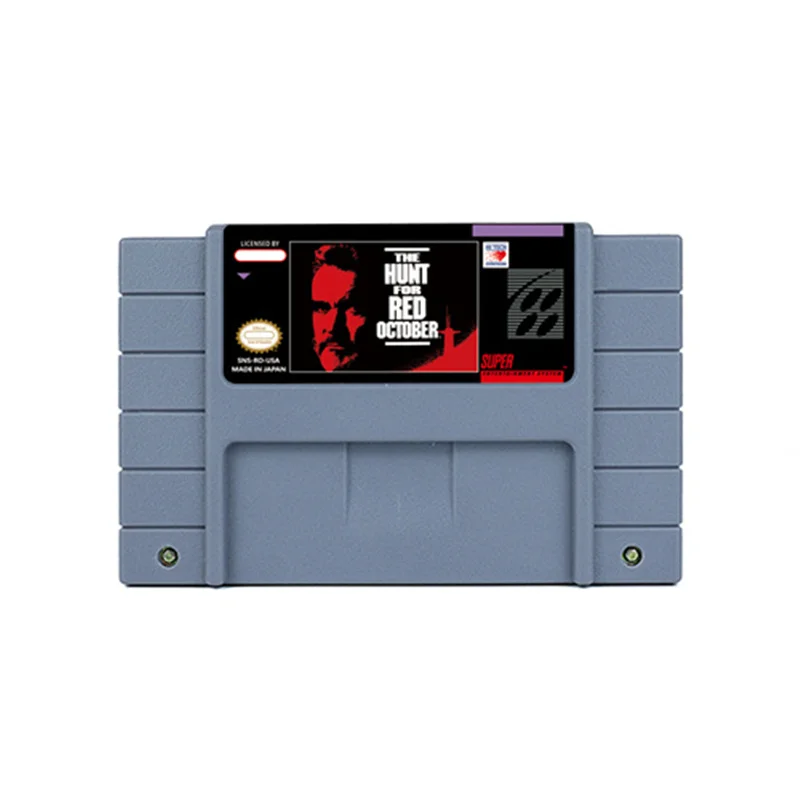 The Hunt For Red Ottobre Action Game Per Snes 16 Bit Retro Cart Regalo Per Bambini