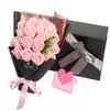 18Pcs/Box Soap Flower Bouquet Beautiful Flora Scented Bath Soap Flower in Gift Box for Anniversary Valentine's Day Mother Day 3