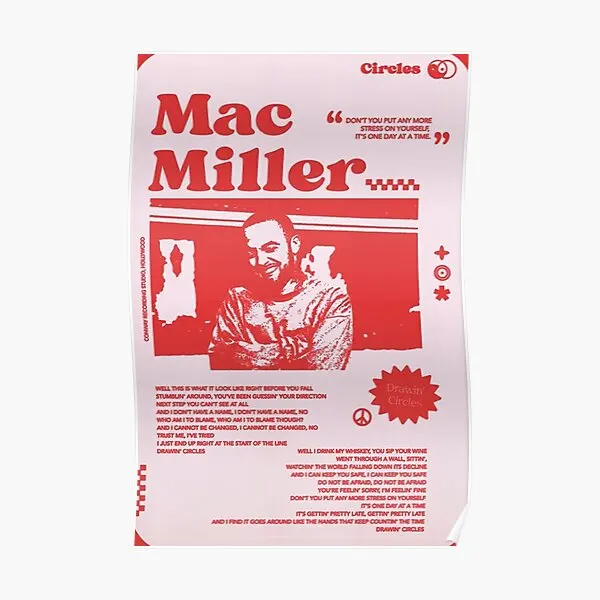 

Красный Винтажный Классический постер Mac, забавное винтажное украшение, Современная печать, картина для комнаты декор настенной росписи Home без рамки