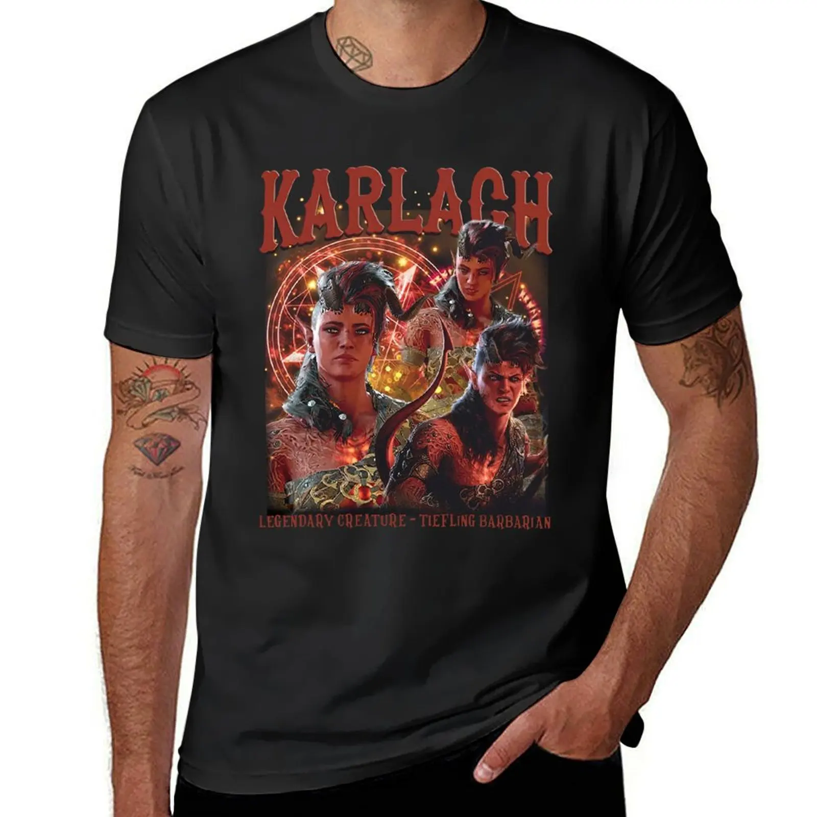

Karlach T-Shirt sweat customs vintage clothes oversized clothes for men