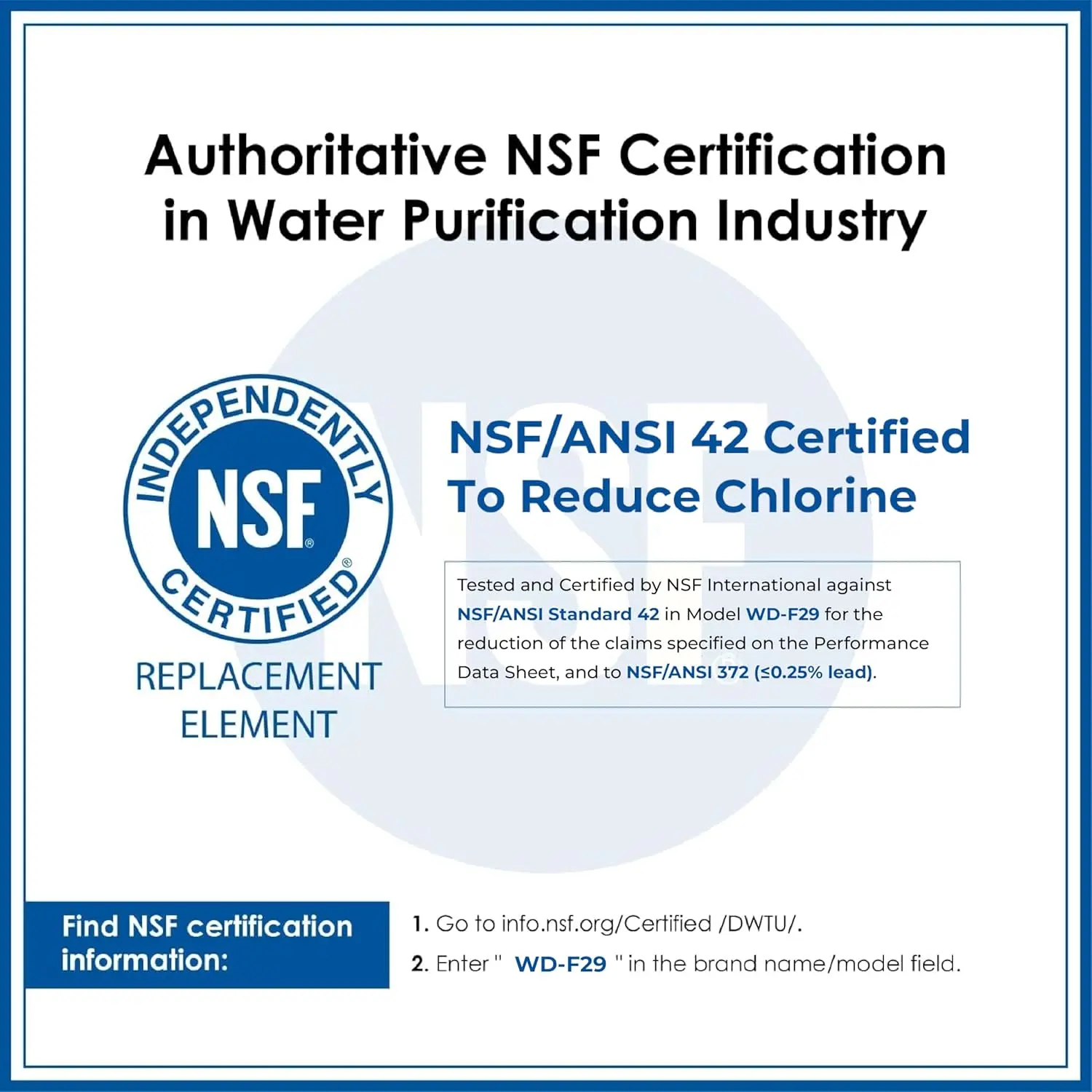 Waterdrop Refrigerator Water Filter Replacement For Frigdaire&reg; & Electrolux&reg; WF2CB&reg;, PureSource2&reg;, NGFC 2000, FC100, EWF2CBPA&reg;