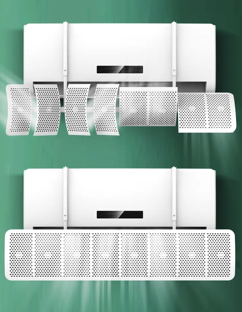 Description Picture 3 of itemAir Conditioning Windshield Anti-Direct Blowing Air-Conditioner Outlet Baffle Cover Wind Deflector Wall-Mounted Universal