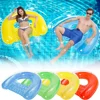 Inflatable Pool Floats for Adult Kids, Float Chairs with Cupholders and Handles Pool Lounges, PVC Water Mattresses Hammock Mat 1