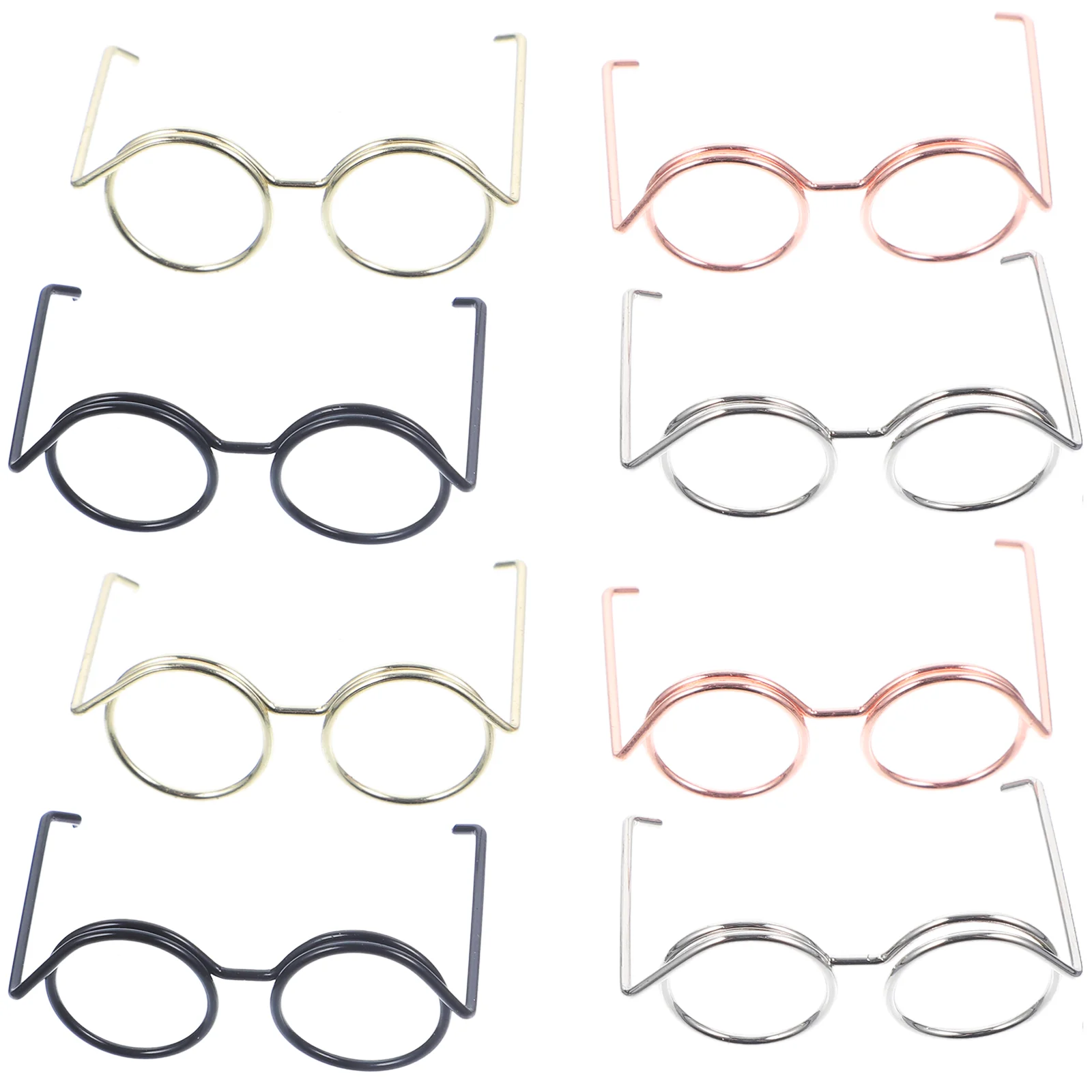 

Mini Glasses Accessories Eyeglasses Toy Amrican Girl Dolls Vintage Costume Iron Wire Miniature Things Micro Toys