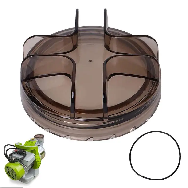 

Strainer Cover With Gasket Transparent Pool Pump Accessory Replacement Cover Excellent Pool Strainer Lid Accessory