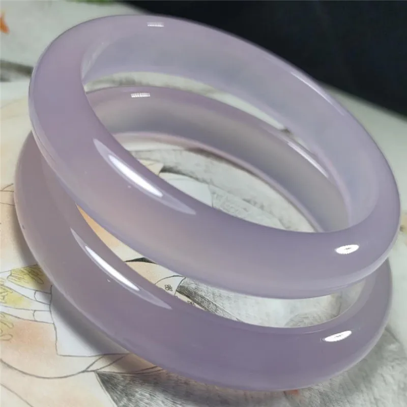 

Myanmar Grade A Jadeite Bangle Purple Jade Bracelet Women Genuine Myanmar Jadeite With Certificate Burma Violet Jades Bangles