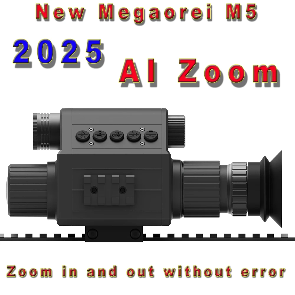 Telescopio Monocular De Visión Nocturna Digital Infrarroja Con Zoom 8x Mejorado,Gafas De Alcance