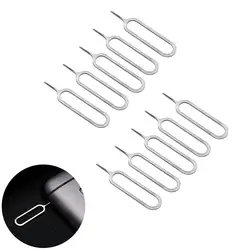 10pcs Phone SIM Card Pin Pick-up Pins Repair Fitting Ejector Tools