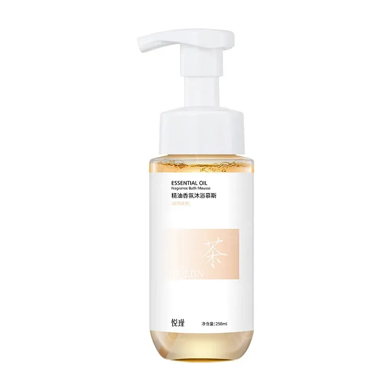 Luxury Essential Oil Shower Gel 250ml, Moisturizing Body Wash with Rich Foam and Sustaining Fragrance
