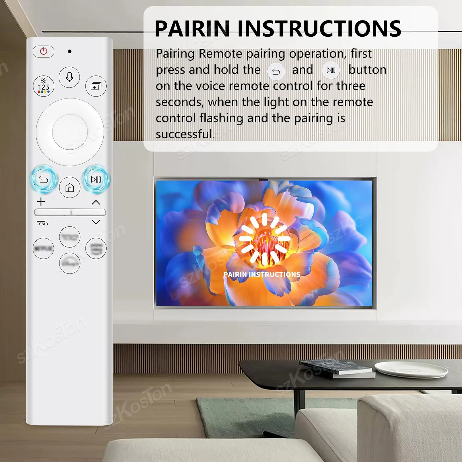 Solar Voice Remote - Eco-Friendly Replacement