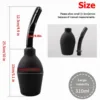 Intimate Goods Enema Cleaning Container Masturbator Anal Shower Vagina Cleaner Douche Anal Cleaner for Men Women Enema Bulb 6