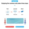 1PC Circular Silicone Wrapped Cold Towel Cooling Towel Quick Drying Microfiber Towels Beach Accessories Towel Sport Fitness 4