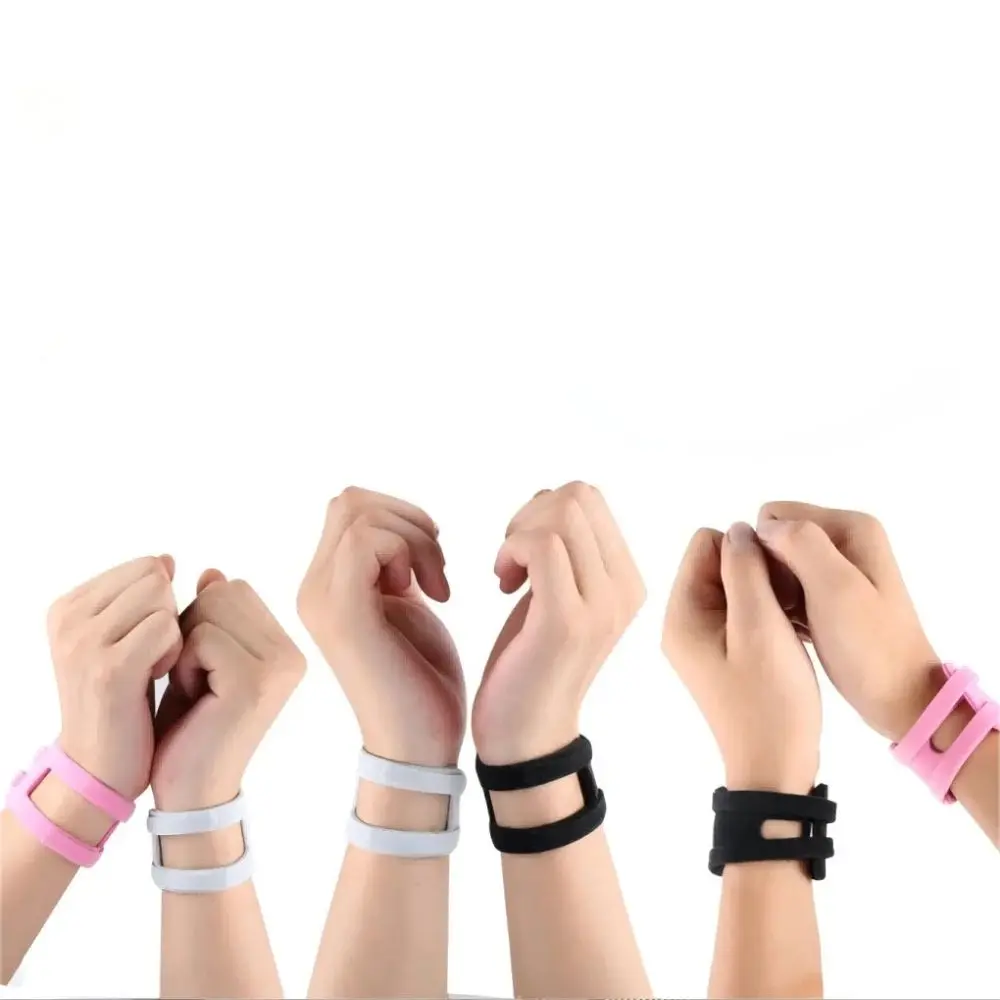 New Polyester Fiber Elastic Pressure Wrist Strap Comfortable Solid Color Fitness Wristbands Wrist Support Band Sprain Prevention