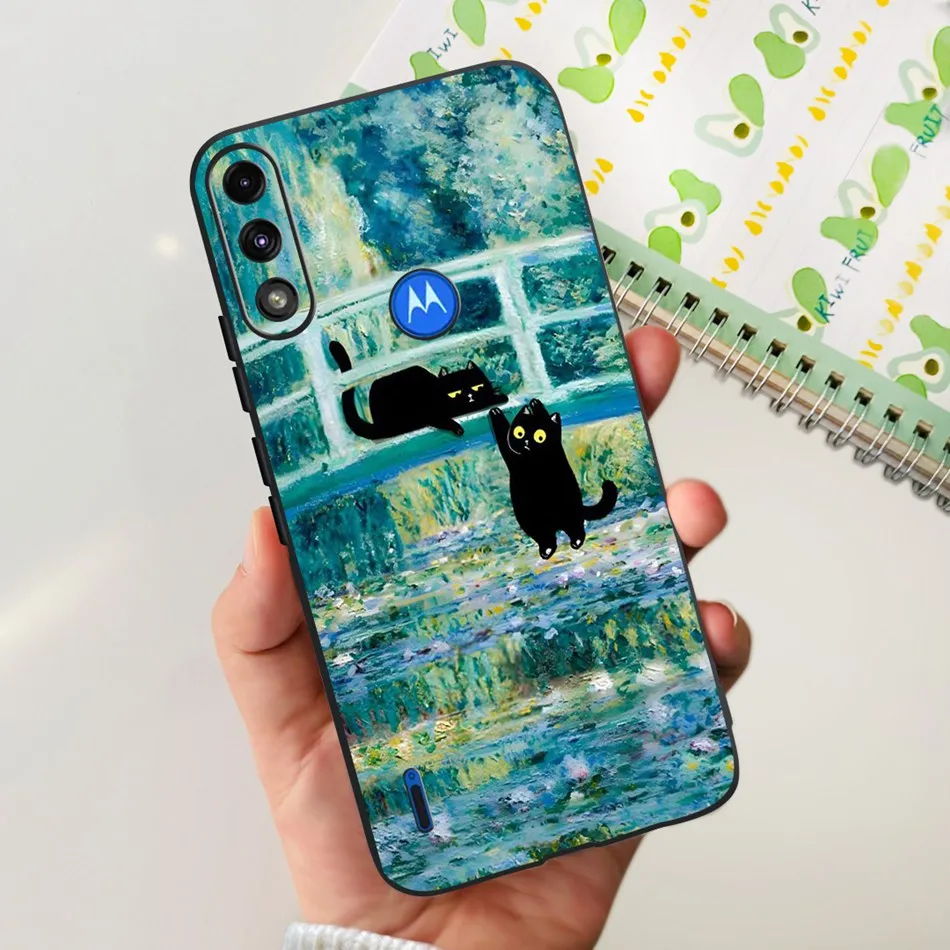 Cute Panda Cartoon Soft TPU Black Silicone Phone Case