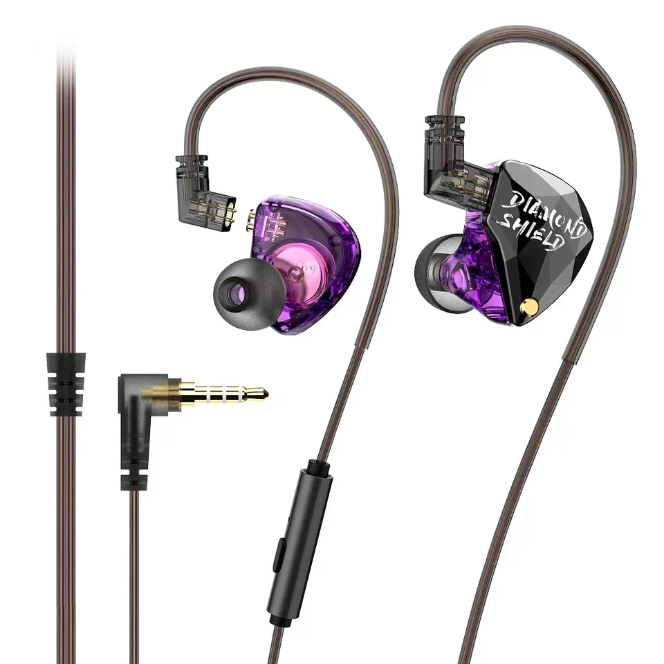 Lafitear LD4 Wired In Ear Dynamic Earphone Bass Surround Stereo Headphone 3.5mm USB C HIFI Sports Music Headset Detachable Cable 6
