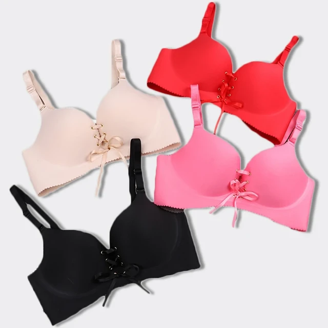 Super Push Up Bra Women Push Up Bra For Small Breast Sexy Lady Push Up Bra  Women Push Up Bra One-piece Seamless Gather 3/4 Cup - AliExpress