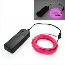 Luminous Neon EL Wire LED Ambient Light for Interior Decor and DIY Projects (5m)