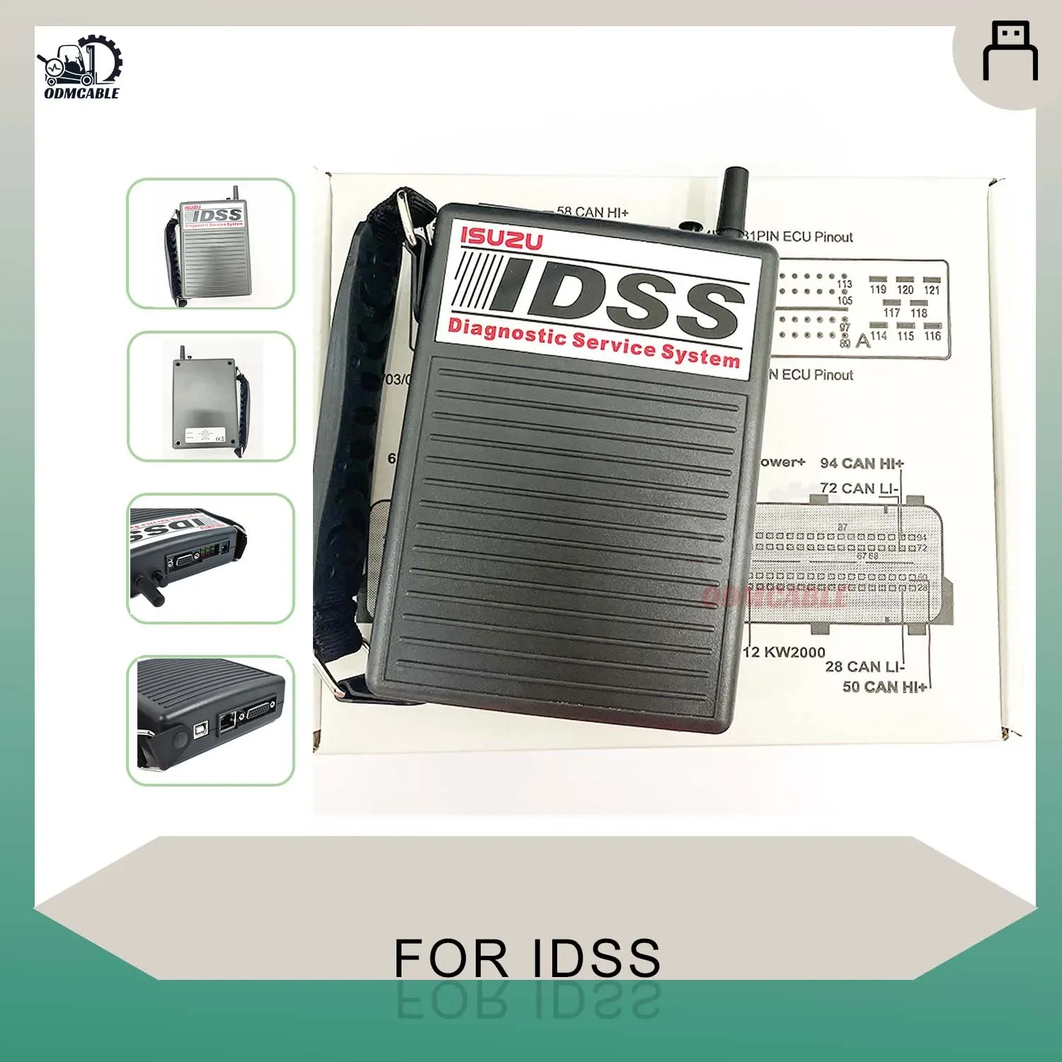 

FOR ISUZU DIESEL ENGINE TRUCK EXCAVATOR COMMERCIAL VEHICLES EURO5 EURO5+ EURO6 DIAGNOSTIC TOOL ISUZU IDSS III G-IDSS E-IDSS