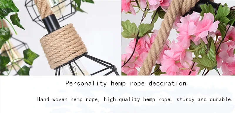 Description Picture 6 of itemCreative Personality Pendant Lights Green Plants Ceiling Chandelier Cafe Dining Room Music Bar Indoor Art Decoration Luminarias