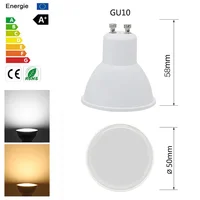 10 шт. светодиодный прожектор GU10 220 В 5 Вт/7 Вт с высоким люменом 3000 К/4000 К/6500 К светодиодный светильник для домашнего декора — изображение 5