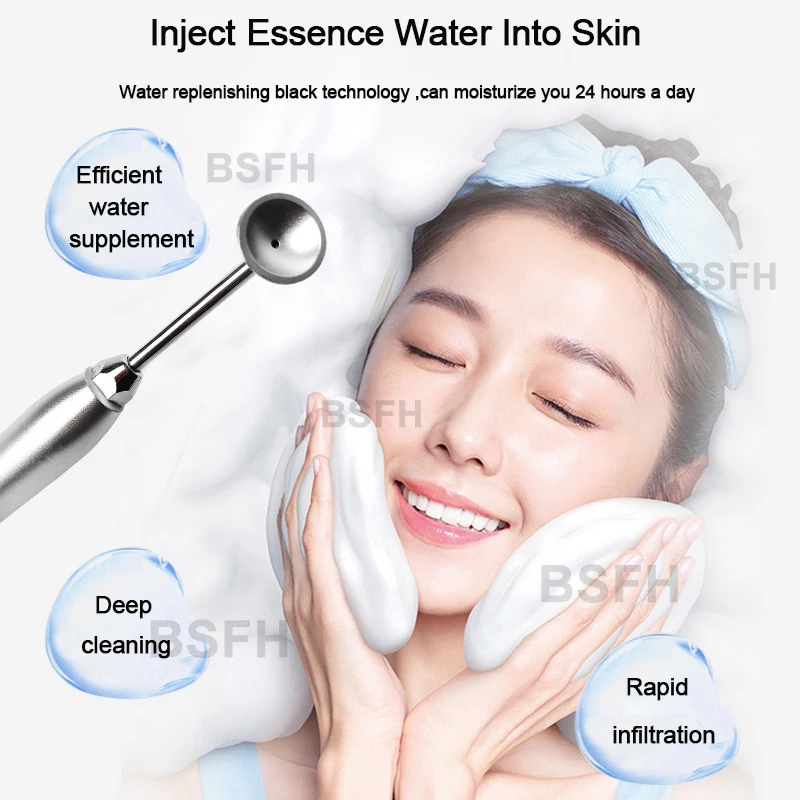 Magic Oxygen Bubble Beauty Instrument Facial Cleaning Mite Removal White Rejuvenation SPA Beauty Salon Management Device Machine 3