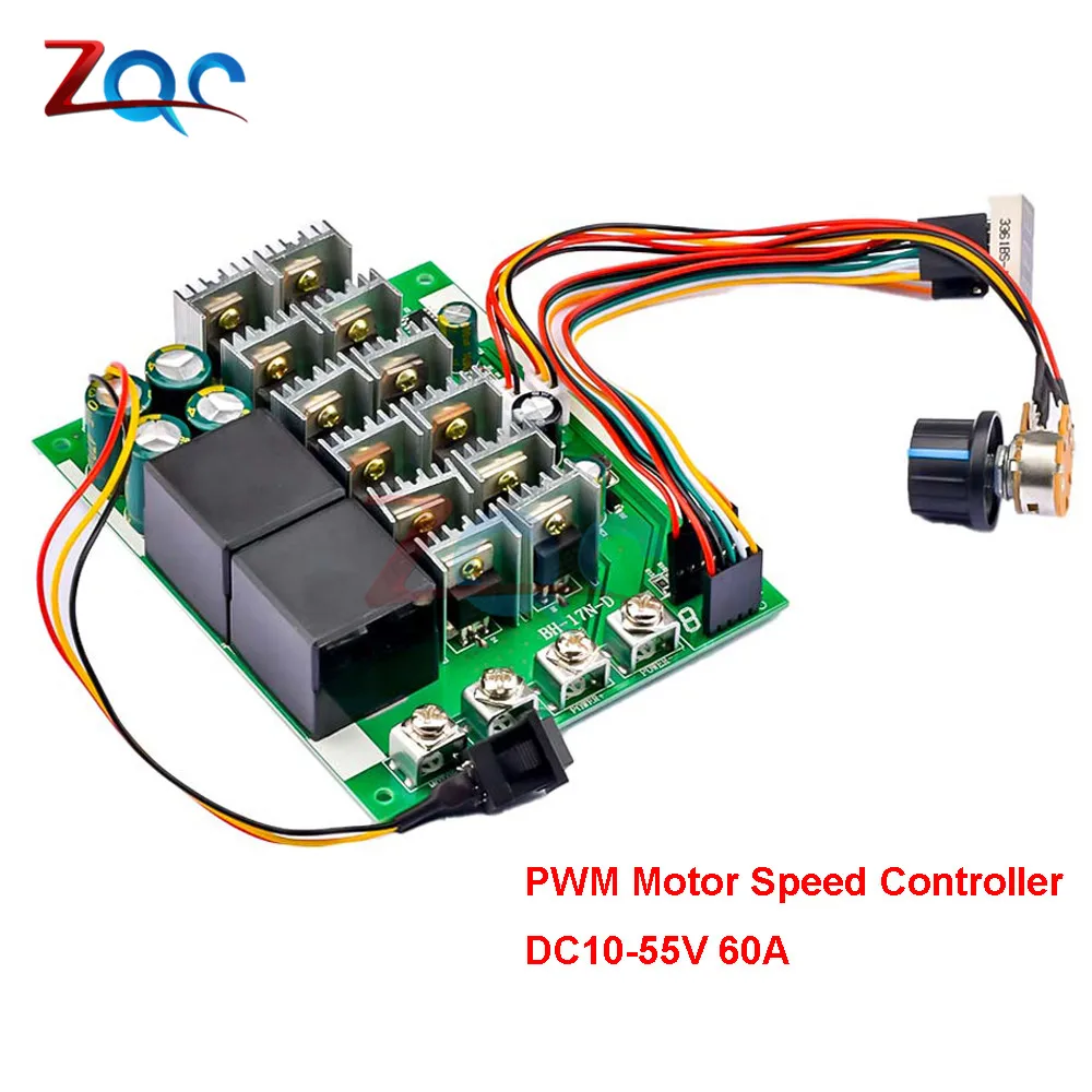 DC Motor Speed Controller, Forward, Reversão, 0