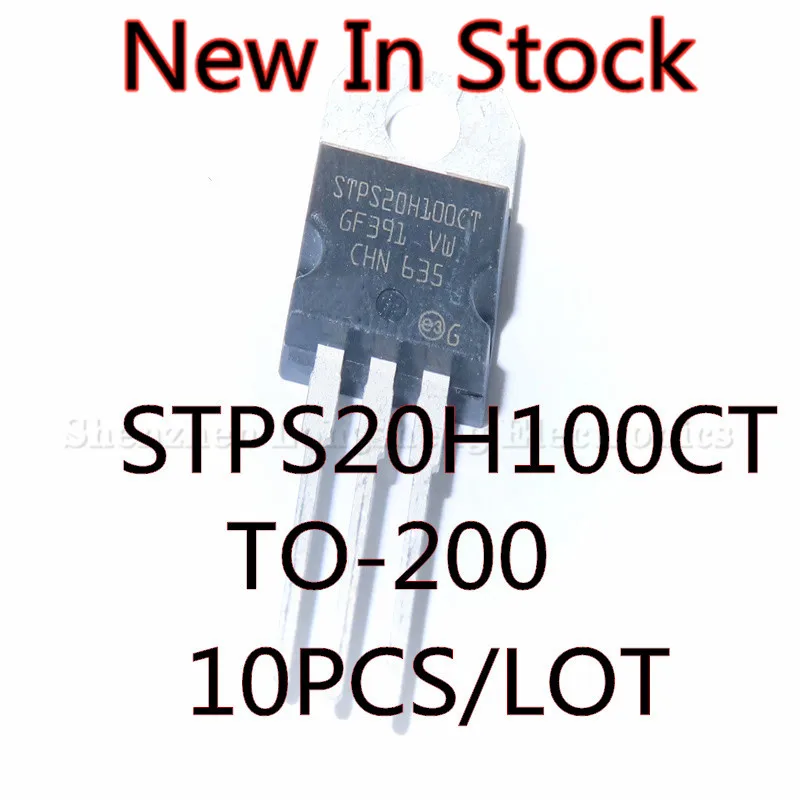 10 unids/lote nuevo STPS20H100CT 20H100 TO-220 100V 20A nuevo original en Stock