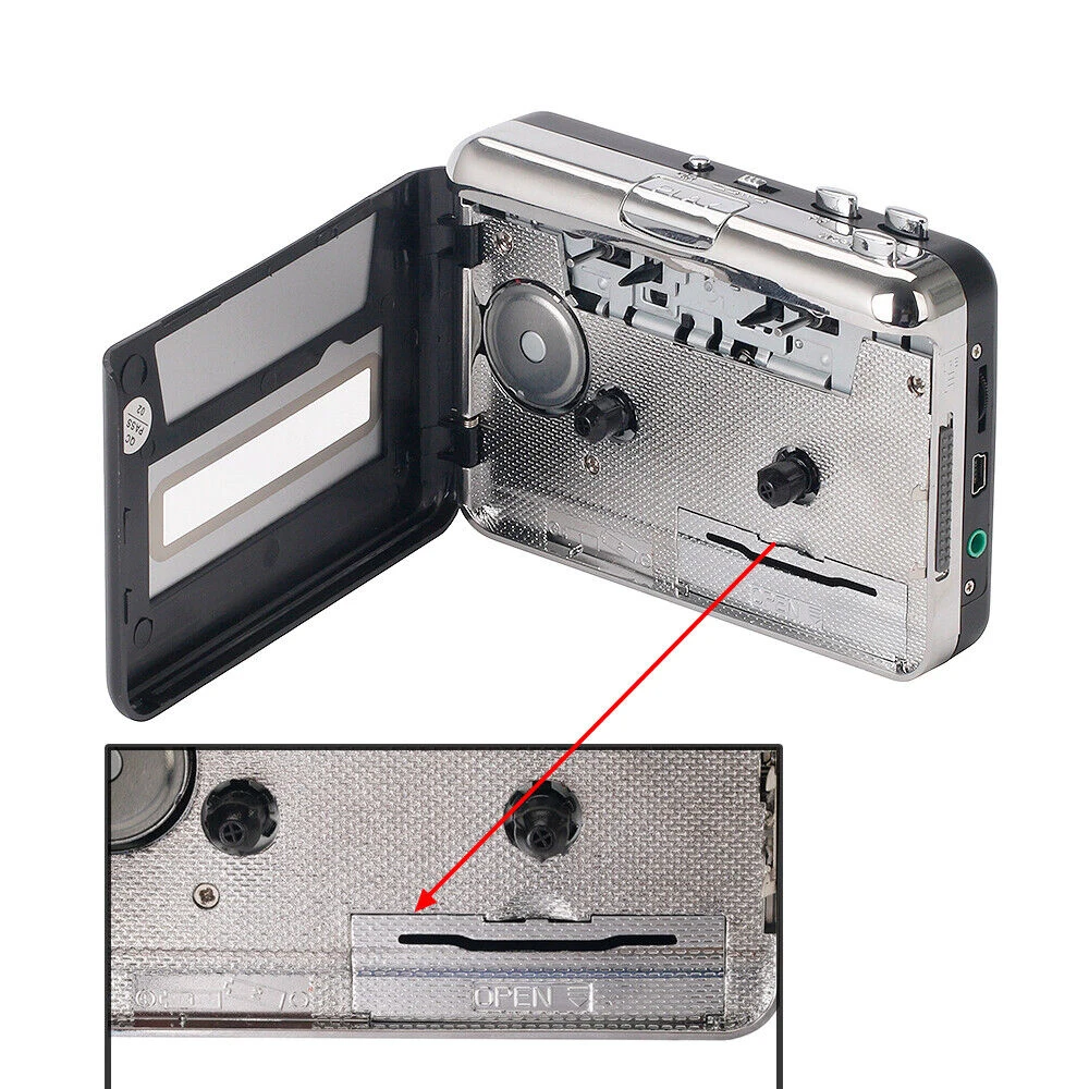 Cassette Player USB Cassette to MP3 Converter Capture Audio Music Player Tape Recorder