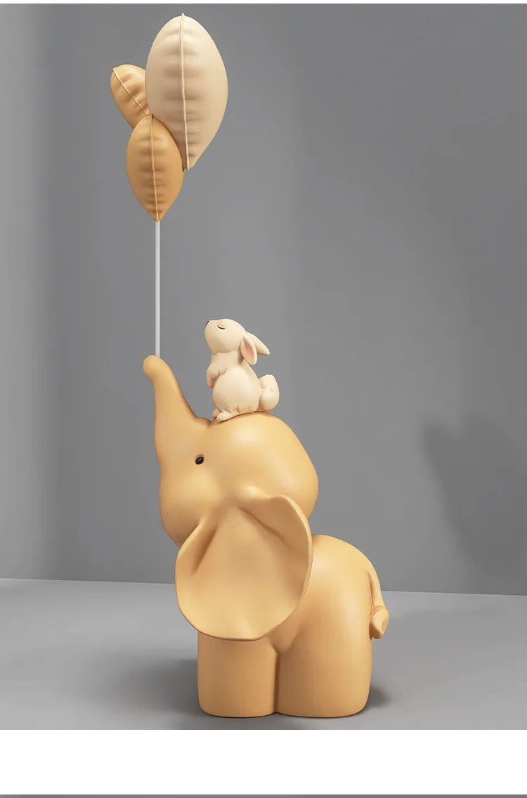 Baby Elephant Sculpture Decoration