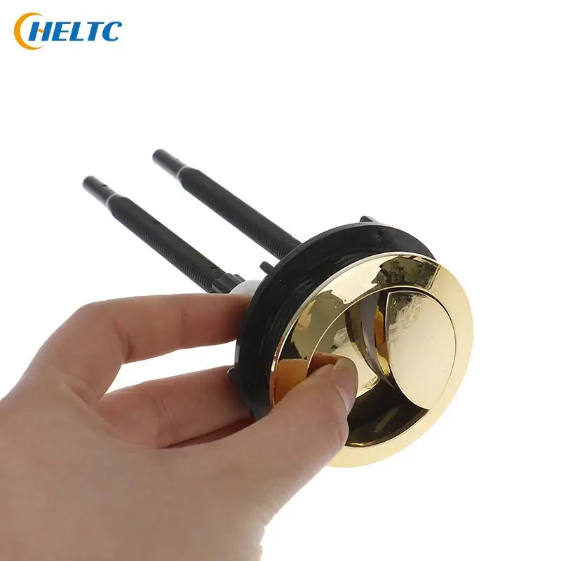 ABS Plastic Dual Flush Toilet Tank Button Round Shape Toilet Push Buttons Bathroom Accessories