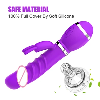 G Spot Vibrator  10 Speeds Realistic Dildo Vibrators  Rabbit vibrator Clitoral Stimulator  Sex toys for Women 6